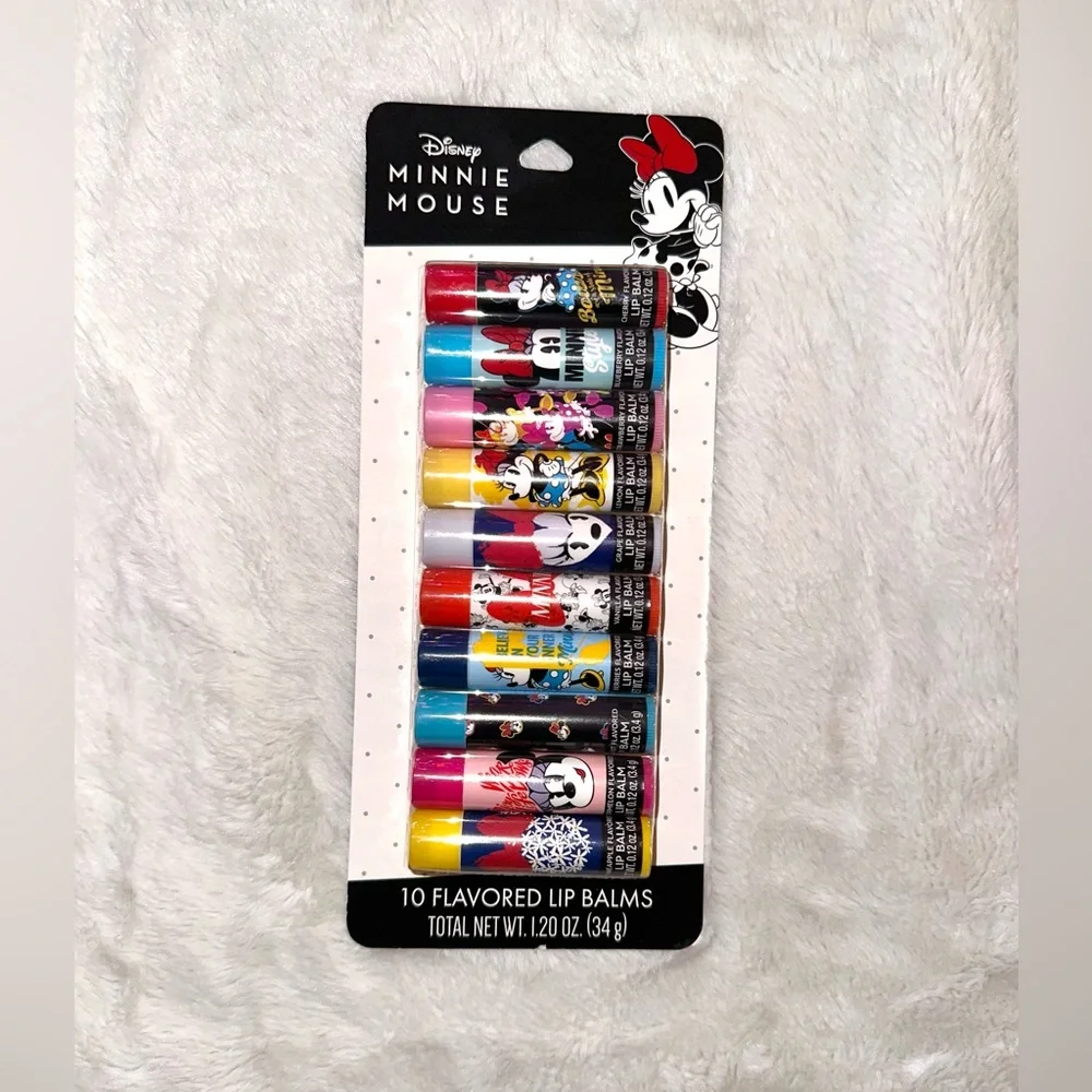 New Minnie Mouse Lip balm set